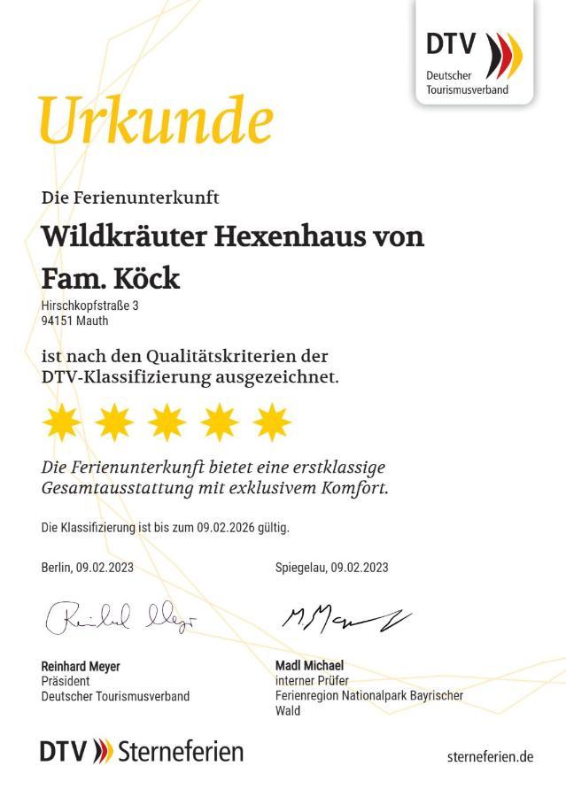 הוילה מאוט Wildkraeuter Hexenhaus מראה חיצוני תמונה